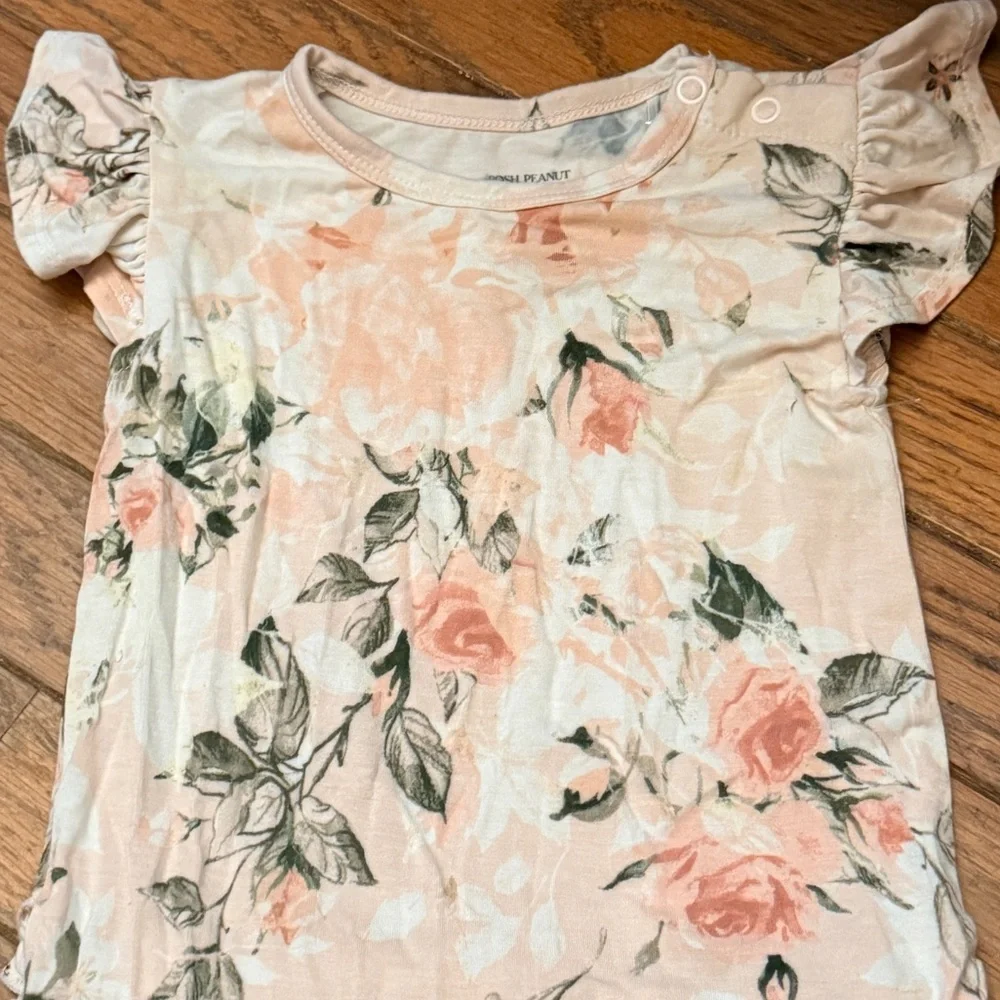 Posh Peanut Floral Romper
